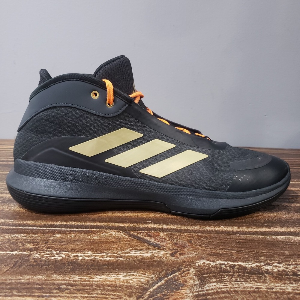 adidas Sneakers Mens 12.5 Own The Game 2.0 Black Gold Good Athletic IE9278